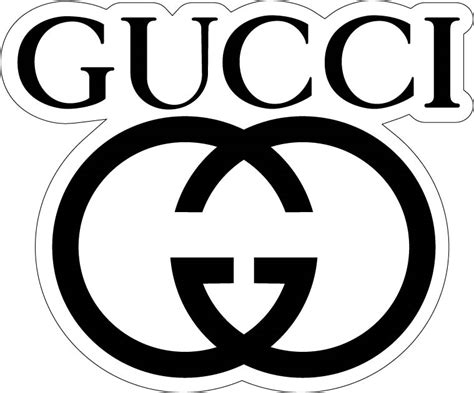 gucci logo sticker|Gucci monogram print.